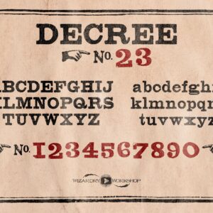 No. 23 Font