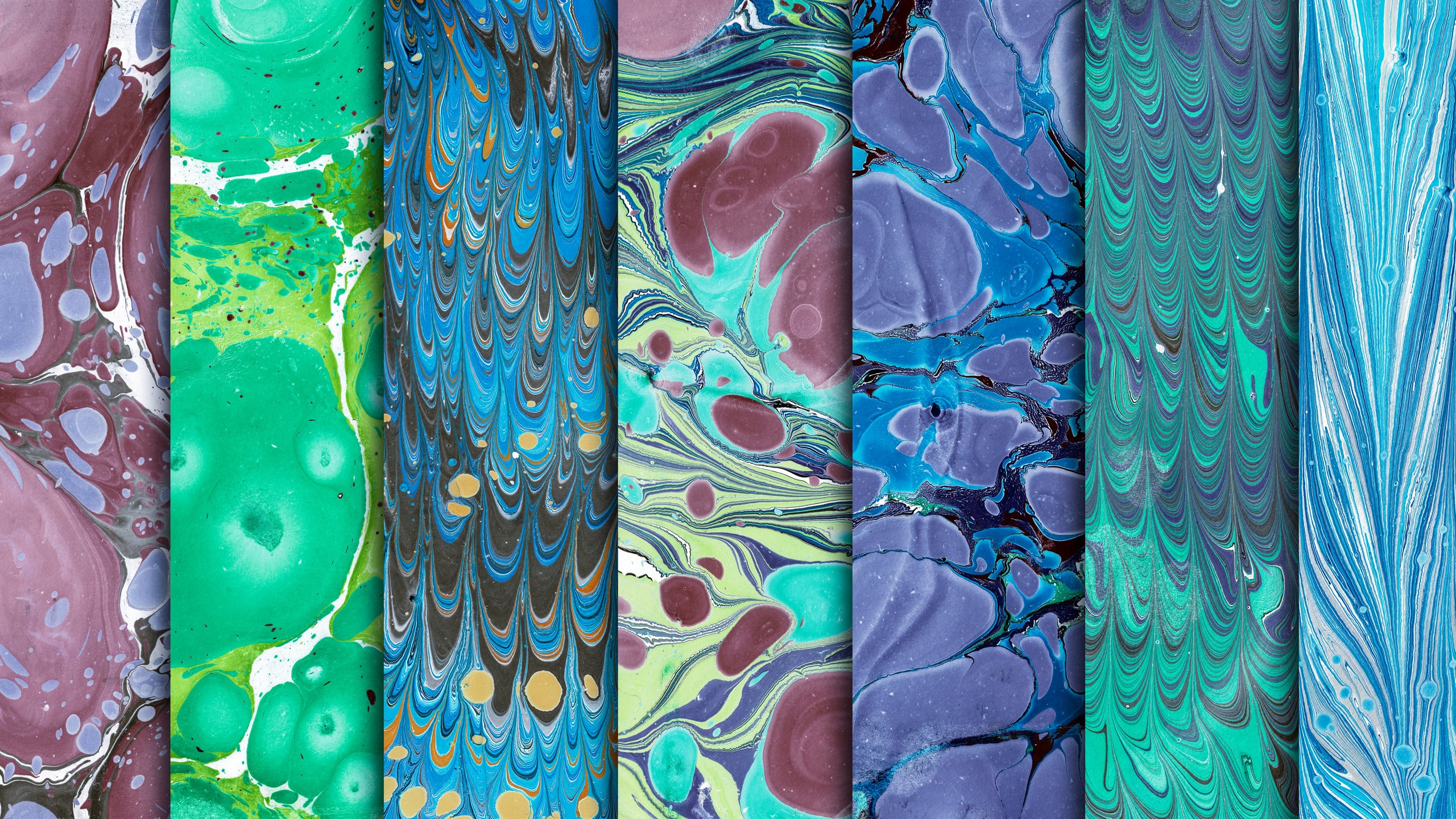 19 Marbled Paper Patterns (Set 1)