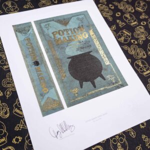 Potion Making Art Print - Accio Box Book Cover