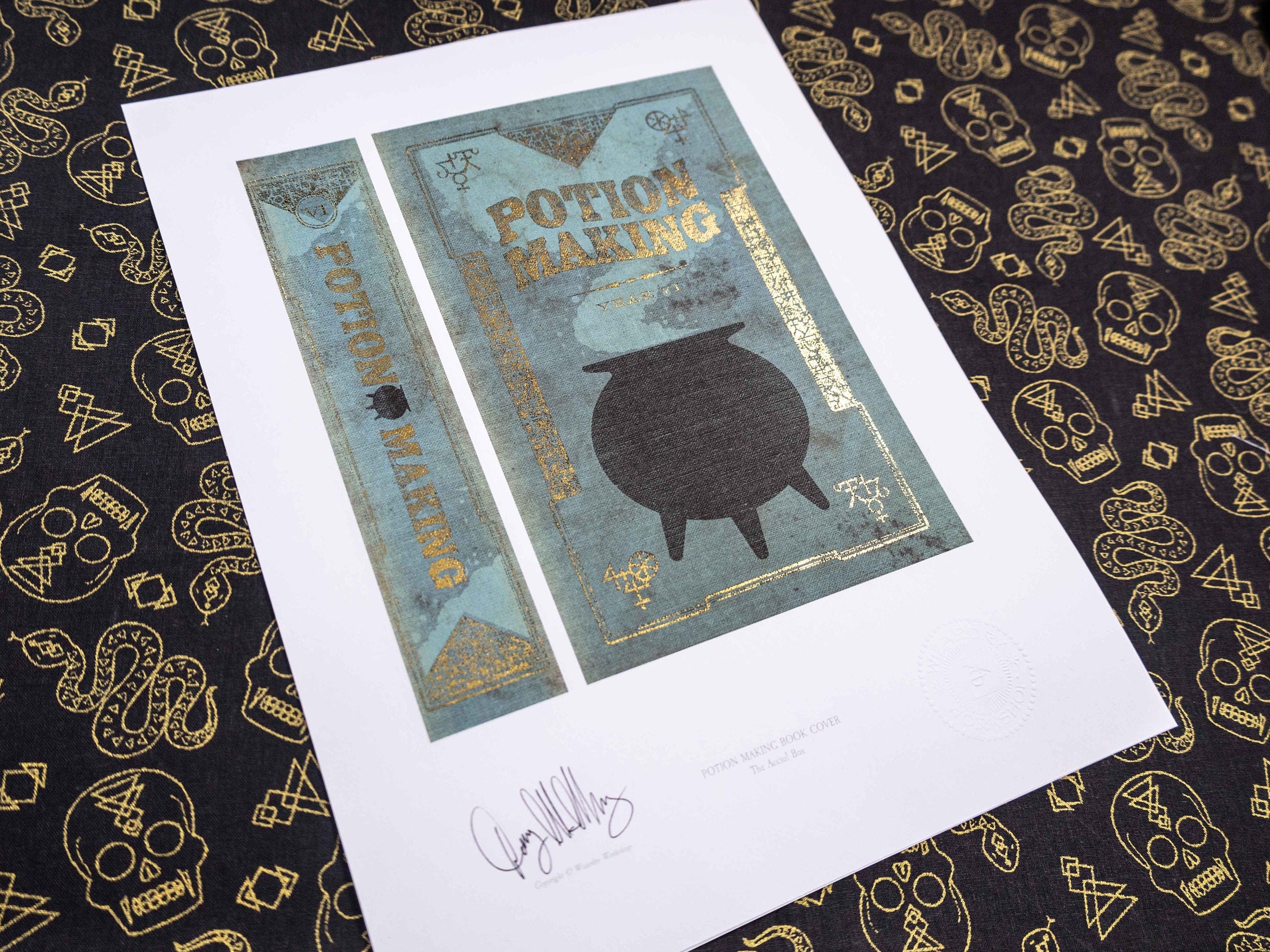 Potion Making Art Print - Accio Box Book Cover
