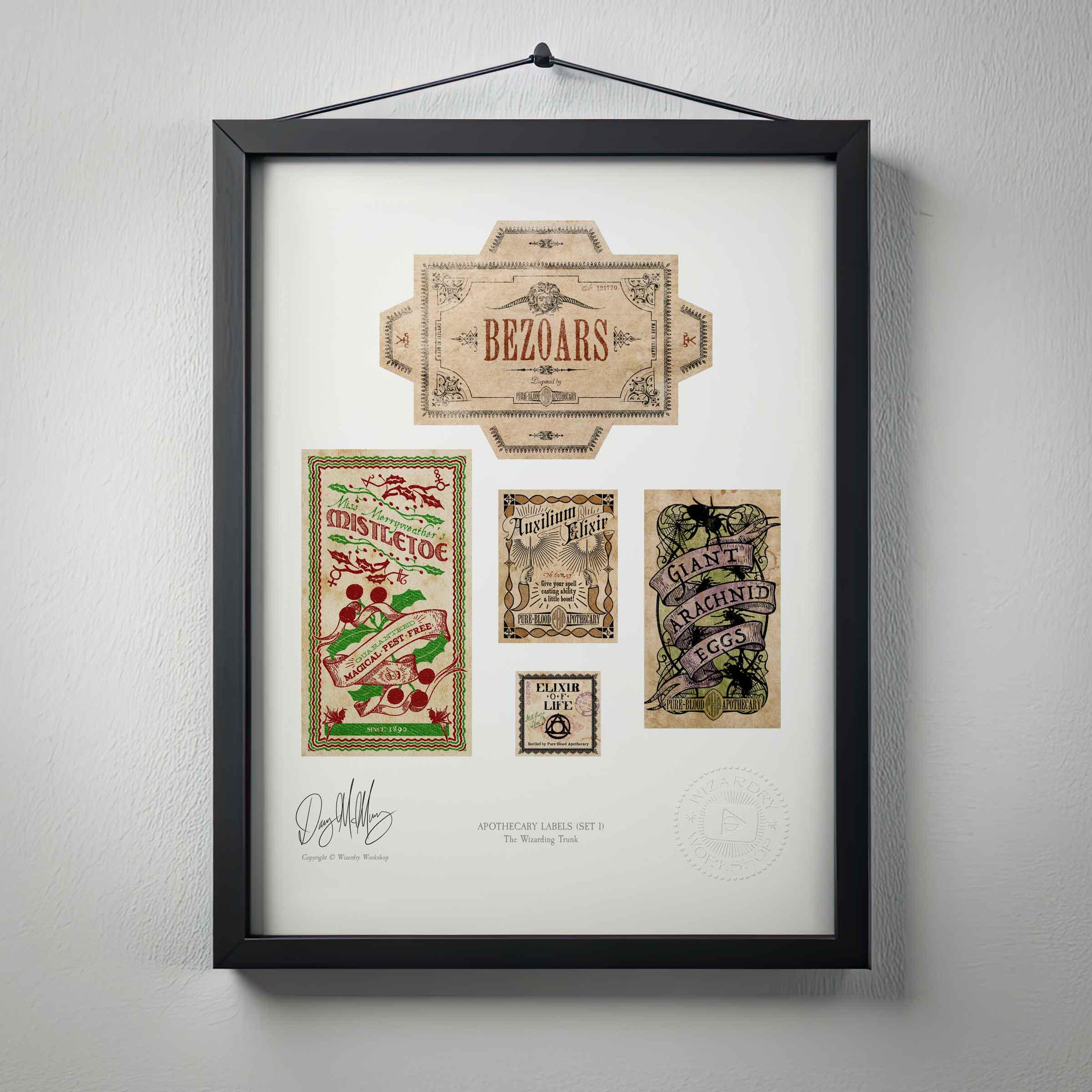 Wizarding Trunk Apothecary Labels (Set 1)