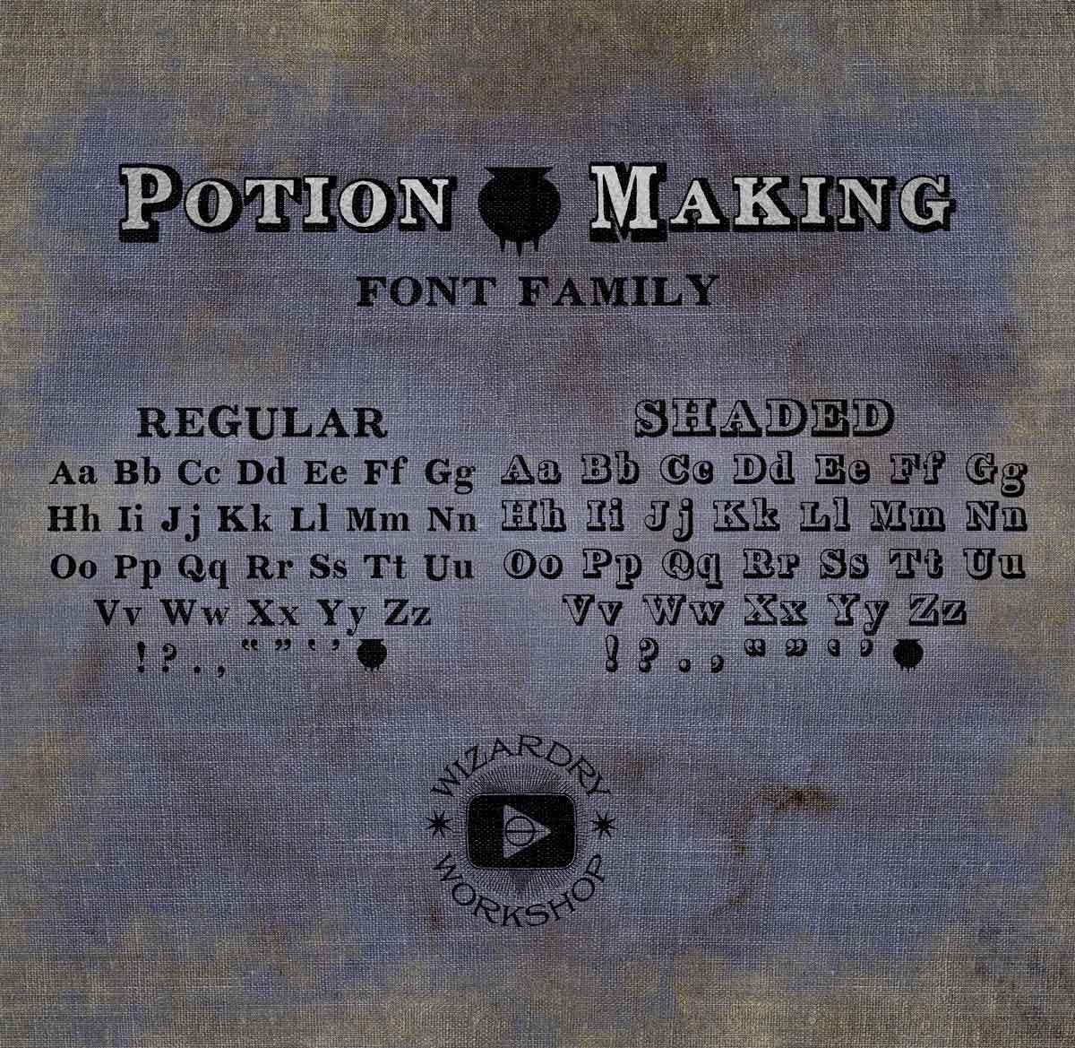 Potion Making Font Family